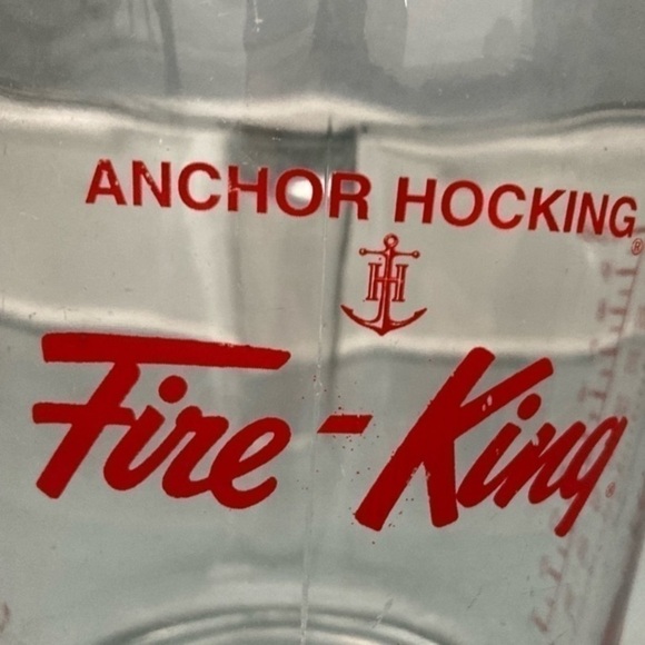 𝅺FIRE King 4 cup/ 1 litre vintage glass measuring cup - Picture 4 of 7